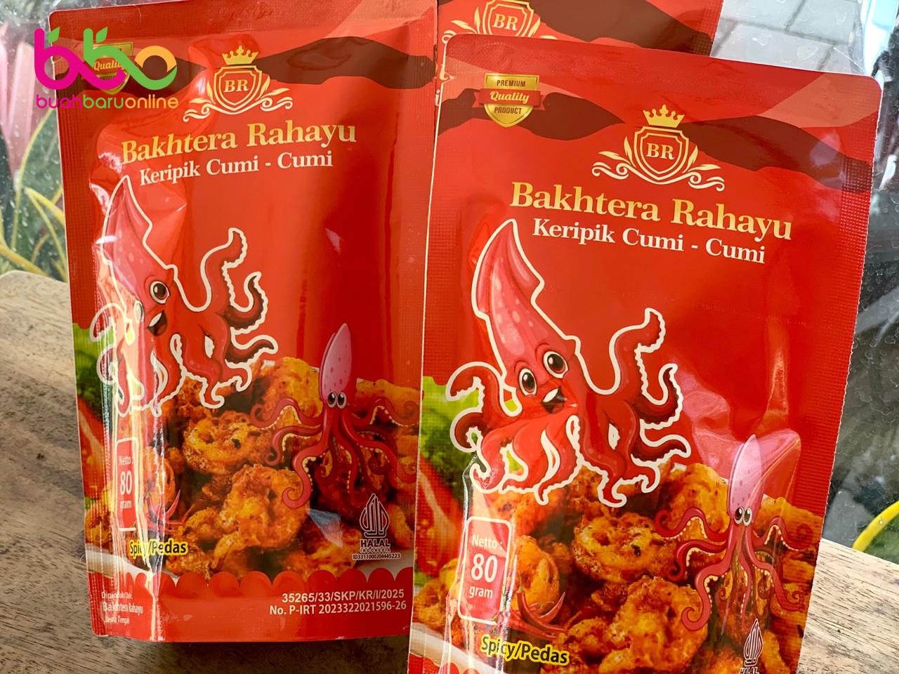 KERIPIK BAKHATERA RAHAYU Cumi Cumi Spicy Cemilan