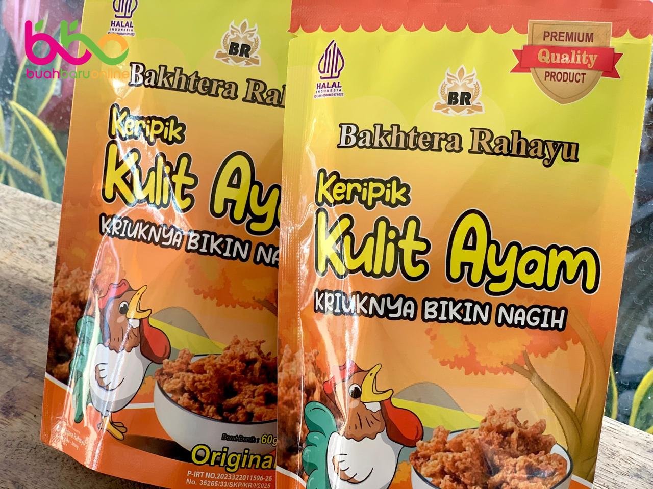 KERIPIK BAKHATERA RAHAYU Kulit Ayam Ori Cemilan