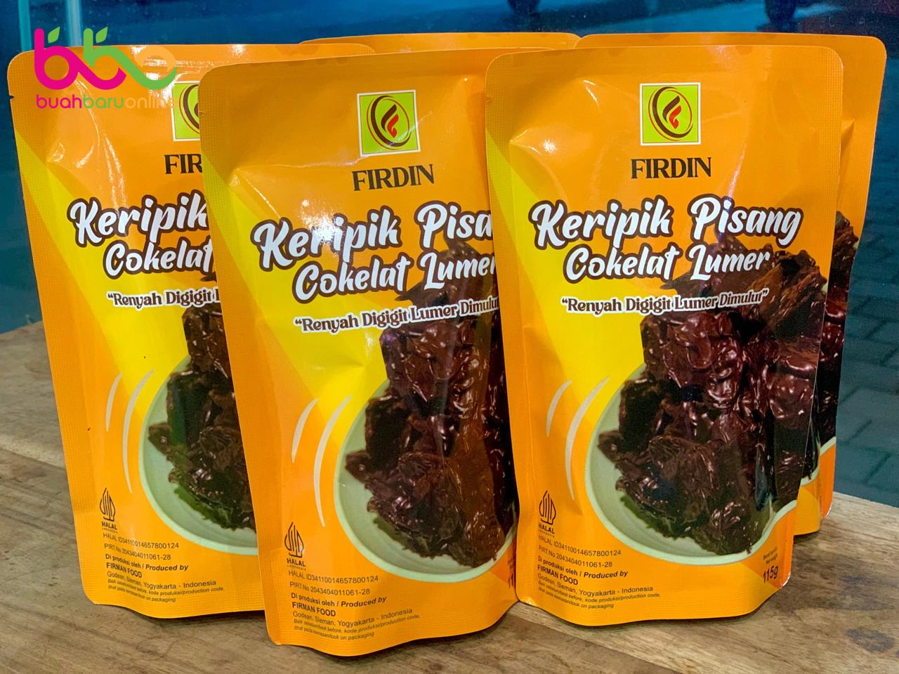 Keripik Pisang Coklat Lumer Cemilan