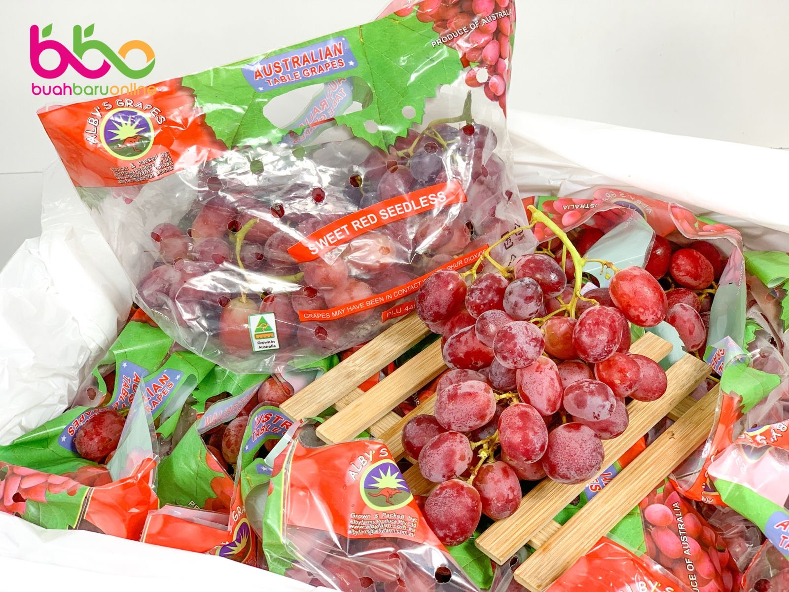 Anggur RED CRIMSON Seedlees Australia