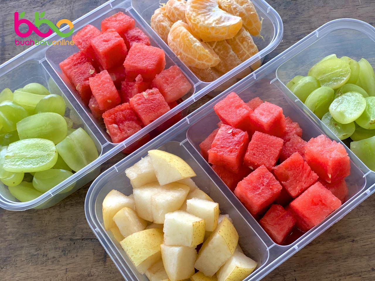 BUAH KUPAS POTONG Buah Mix Candy