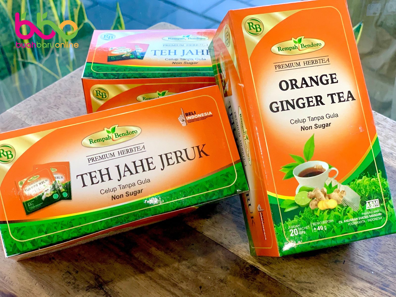 Orange Ginger Tea Rempah Bendoro