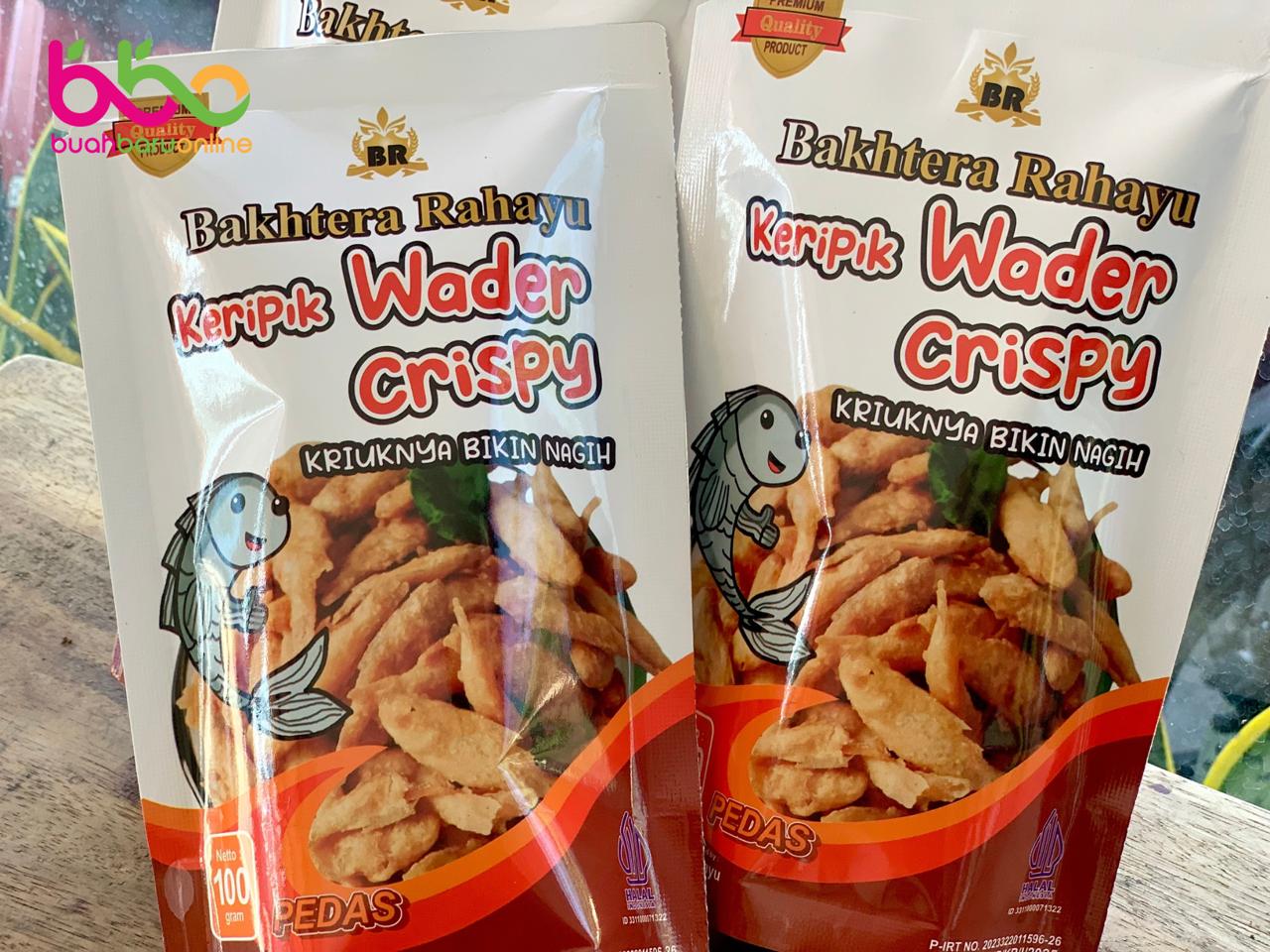 KERIPIK BAKHATERA RAHAYU Wader Crispy Spicy Cemilan
