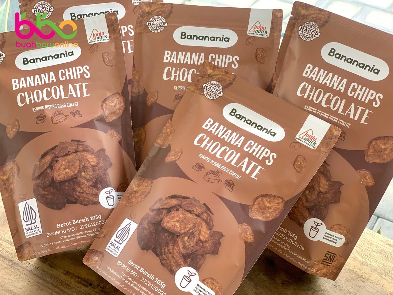 Bananania Chips Chocolate Cemilan
