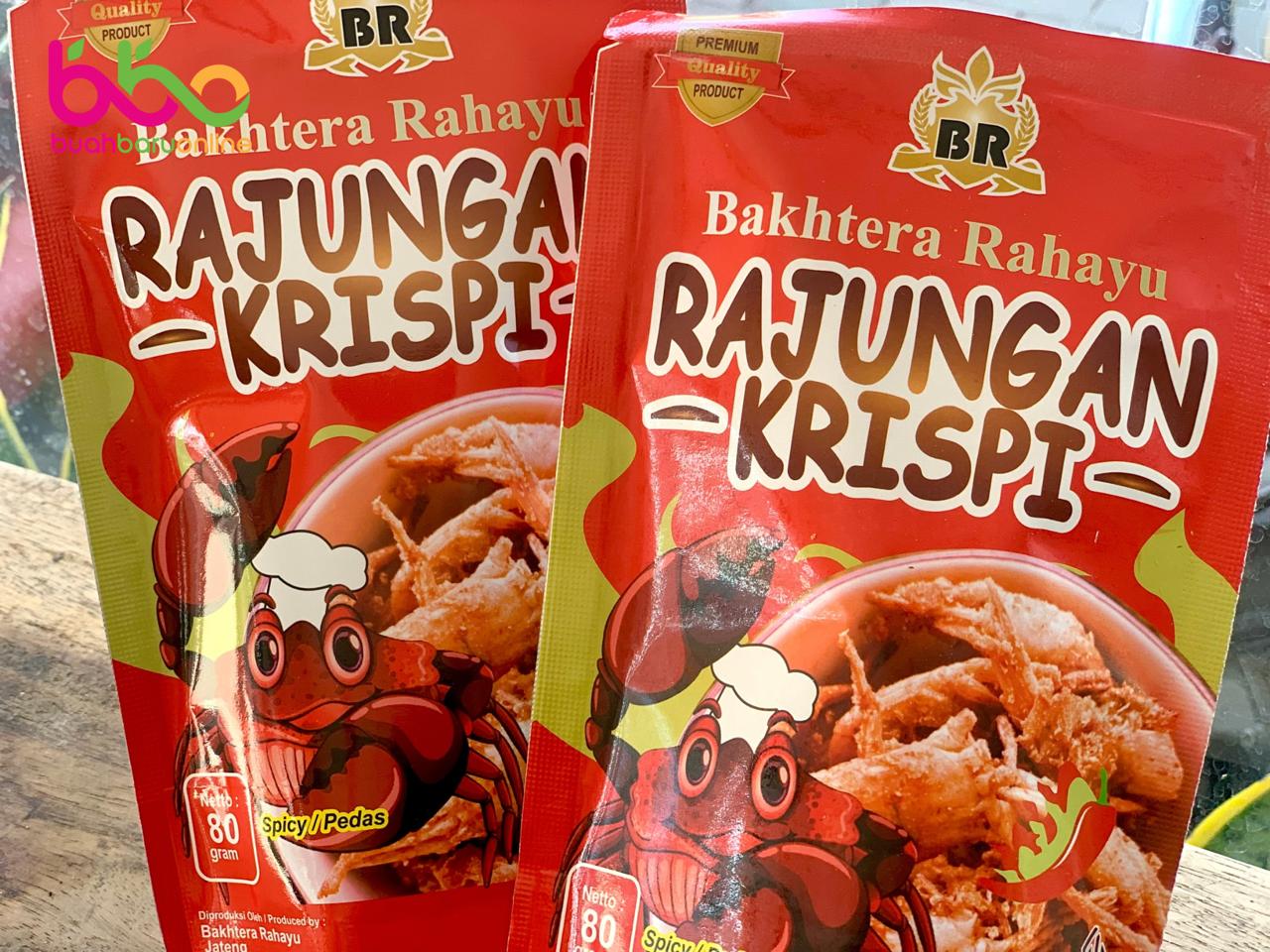 KERIPIK BAKHATERA RAHAYU Rajungan Crispy Spicy Cemilan