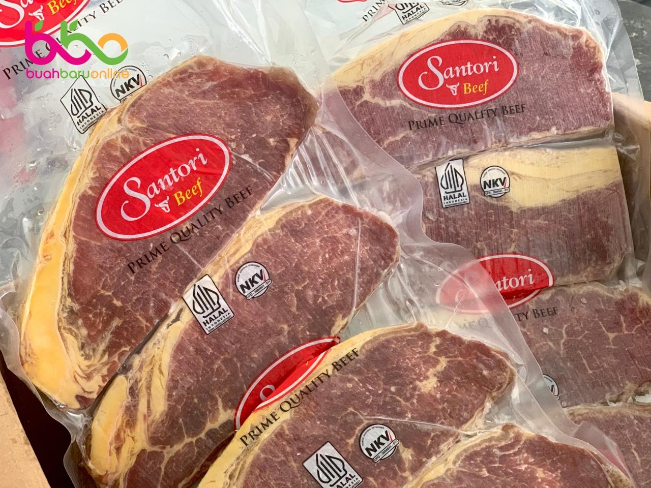 SANTORI BEEF STRIPLOIN STEAK Repack