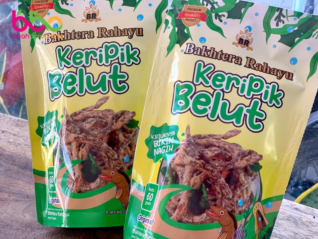 KERIPIK BAKHATERA RAHAYU Belut Ori Cemilan