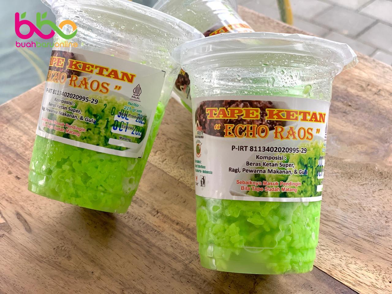 Tape Ketan Muntilan Echo Raos Ketan Hijau 225g